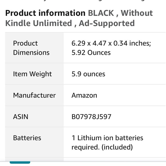 ❗️SOLD❗️ Kindle Paperwhite 3 (7th gen) - Picture 10 of 13